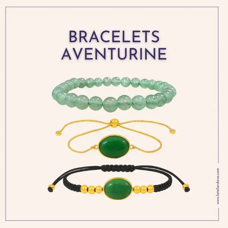 L'Atelier d'Eva - Wholesale Beaded Bracelet - Aventurine Bracelet - Love, Patience, Luck6
