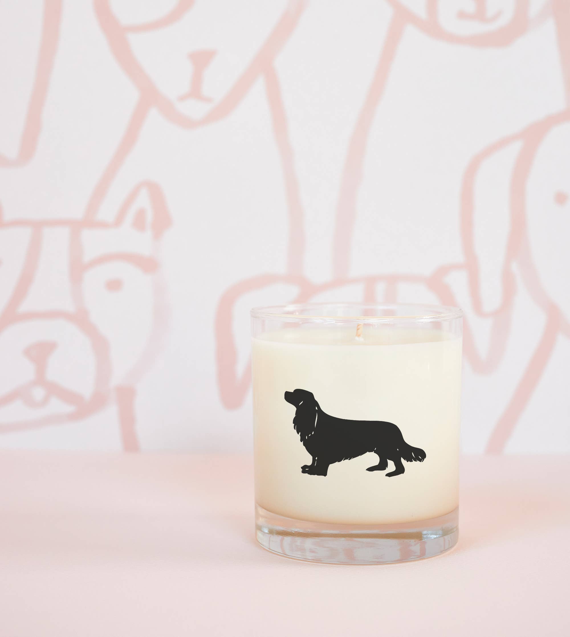 Scripted Fragrance - Wholesale Jar/Filled Candle - Cavalier King Charles Spaniel Dog Breed Soy Candle3