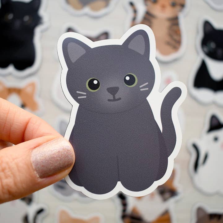 Looks Like My Cat! Russian Blue cat magnet for wholesale by Chester and Pearl