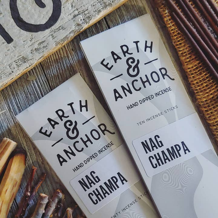 Earth & Anchor Soap Co. - Wholesale Incense - Nag Champa Hand Dipped Incense