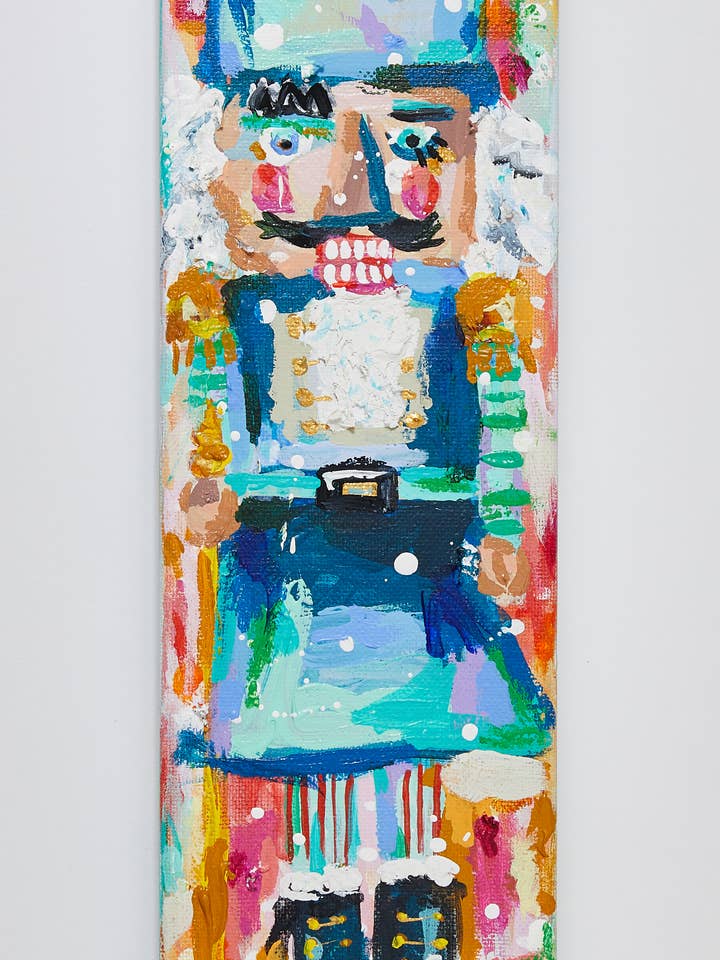 Splendid Nutcracker Painting Holiday Decor for wholesale by Court&Co.