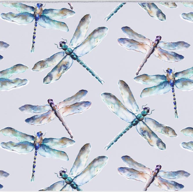 Écharpe libellule fond lavande pour la vente par aubreyjeanart