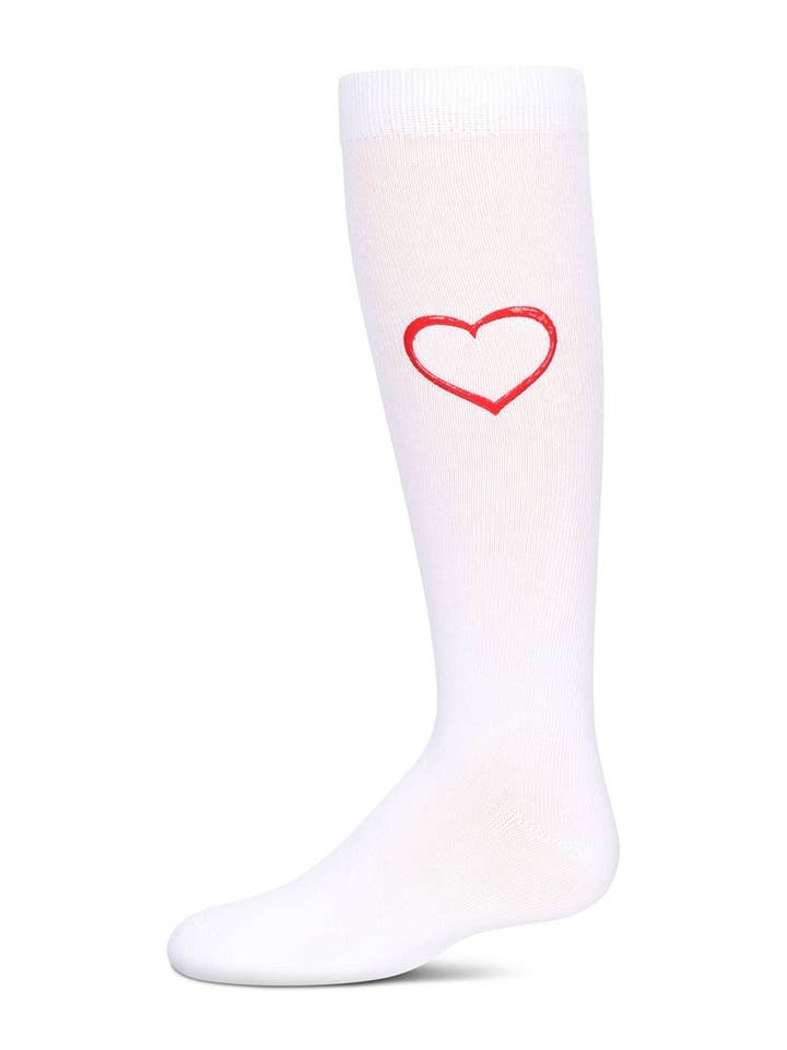 Infinity Classics International Inc. - Wholesale Socks - Women's - Puff Paint Heart Knee High6