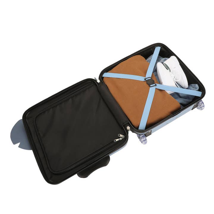 Bioworld Merchandising - Wholesale Luggage - Lilo & Stitch Stitch Character Face Blue 15” Novelty Luggage3