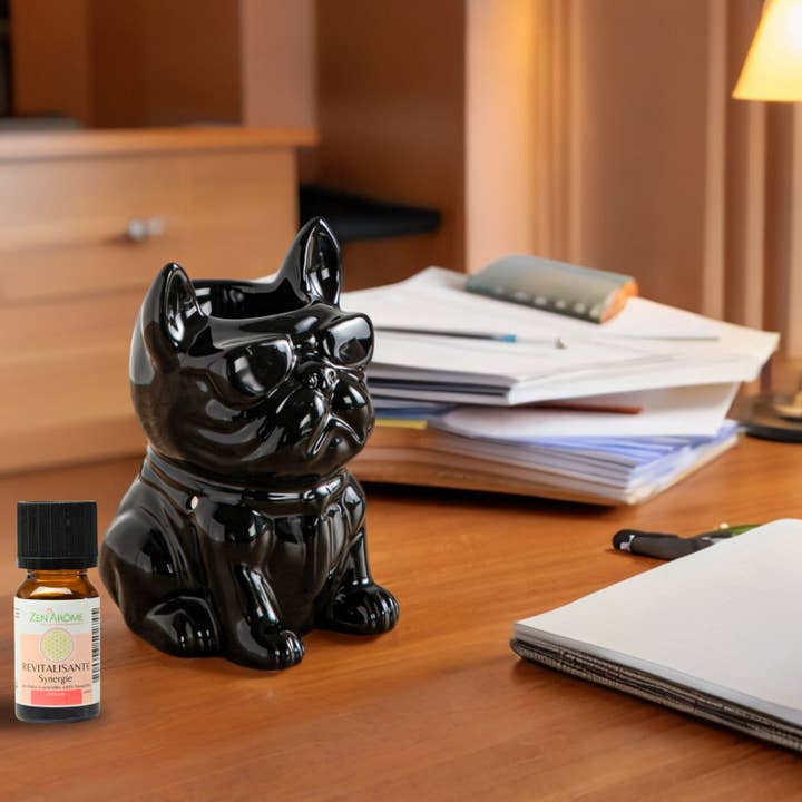 Zen'Arôme – Großhandel Öl-Wärmer – Original Boubou der Bulldogge - Keramik-Duftbrenner3