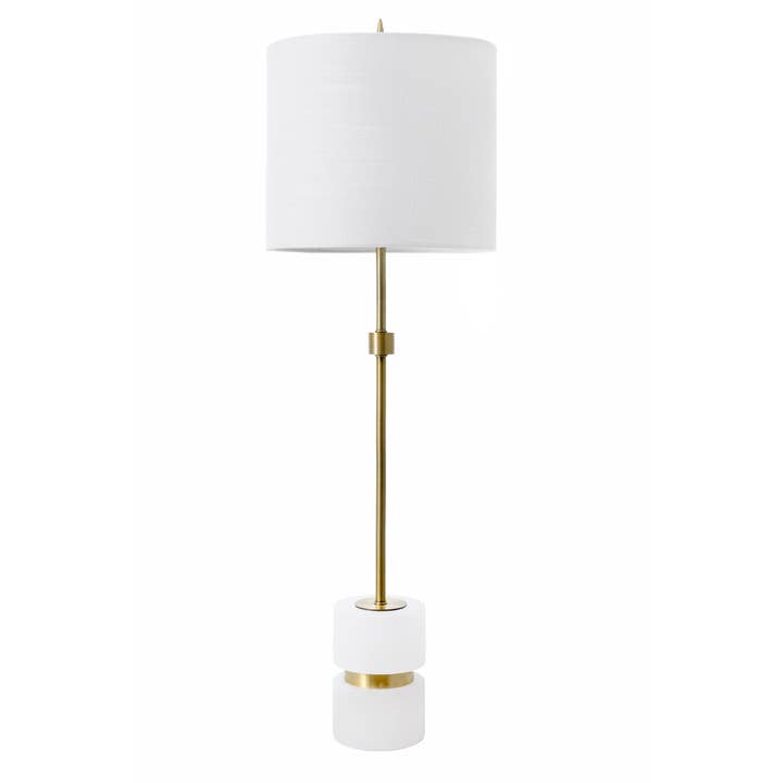 Bronze Charlotte 31" Marble Table Lamp for wholesale on Faire