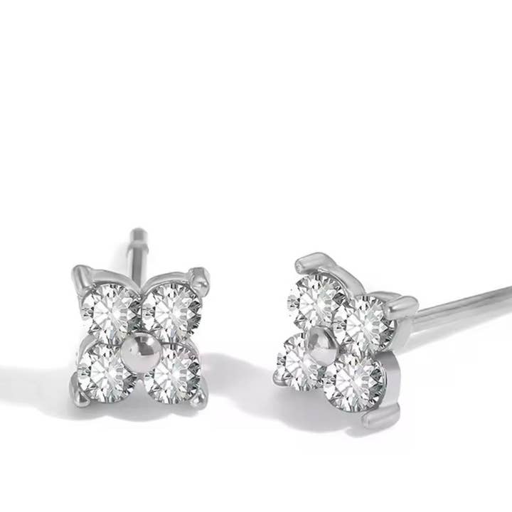 Flower Stone Earrings for wholesale by Royce and Oak