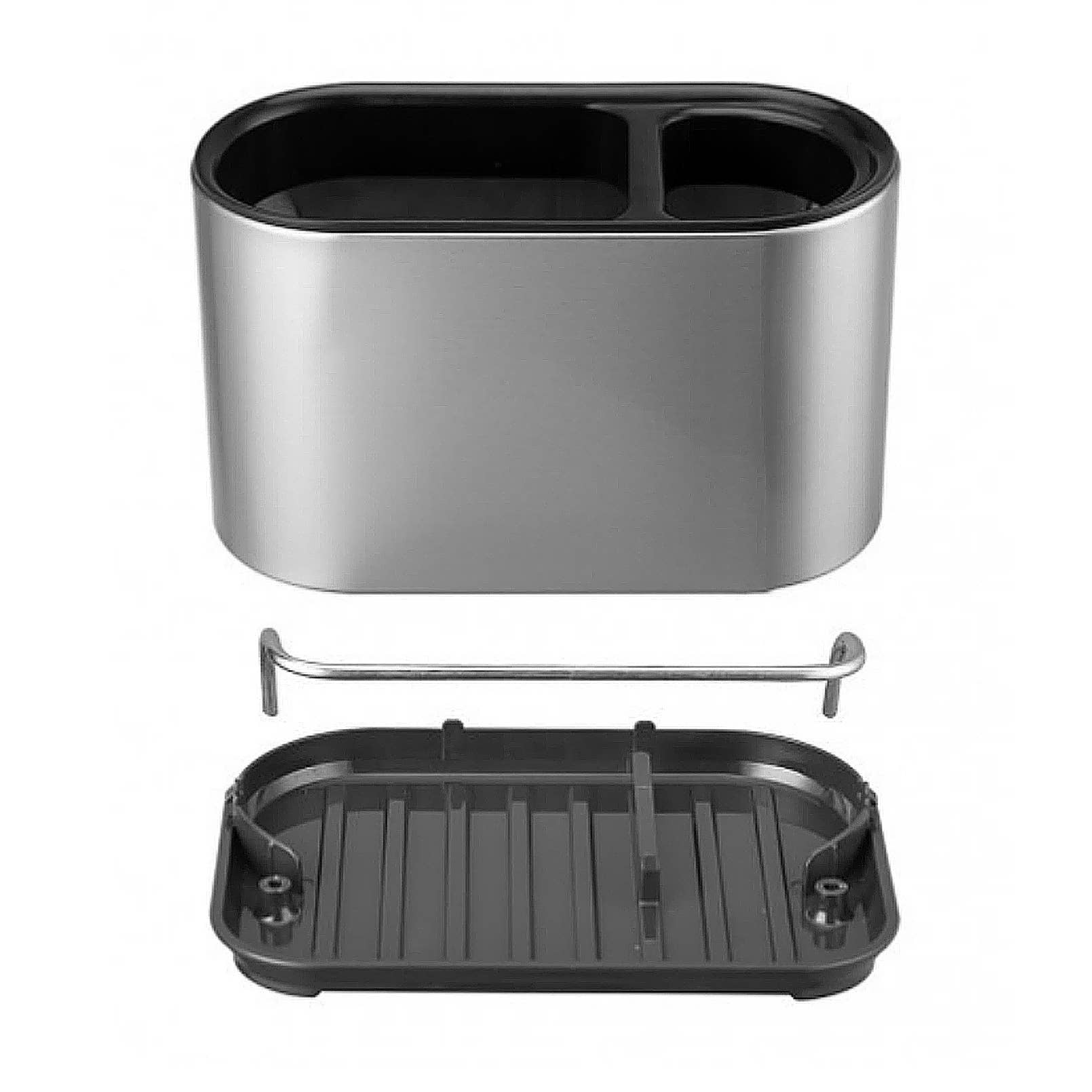 Menastyl - Wholesale Kitchen Storage/Organizer - 18x12x13cm organizer in stainless steel and plastic1