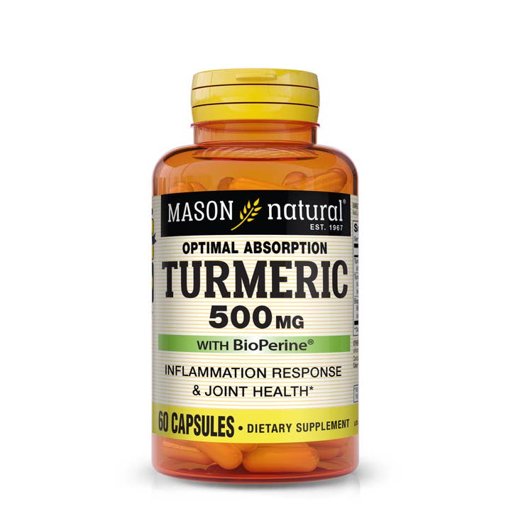 TURMERIC 500 MG WITH BIOPERINE CAPSULES for wholesale by Mason Natural