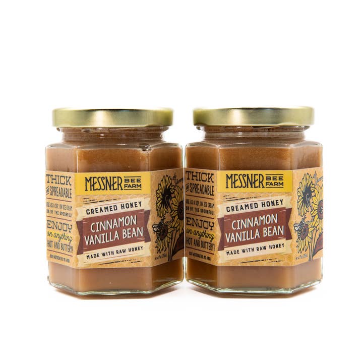 Messner Bee Farm - Wholesale Honing - Kaneelhoning met vanillebonen en room/9 oz. /Kansas City