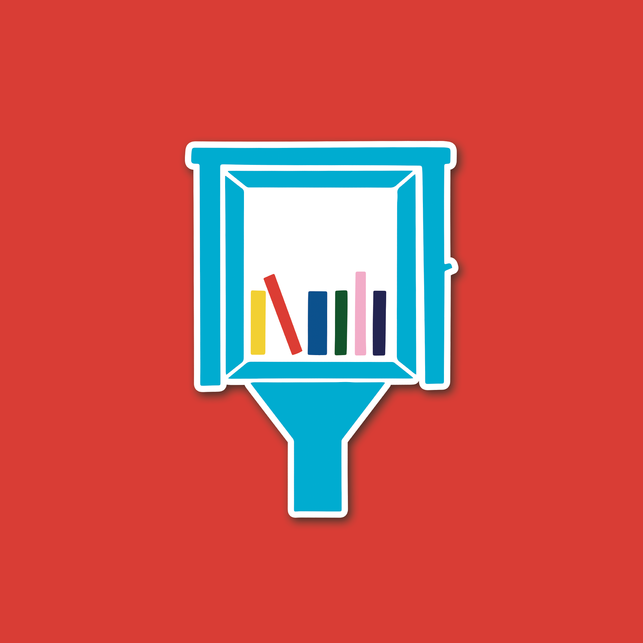 Retro Pop Paper - Venta al por mayor Pegatina - Pegatina Little Library2