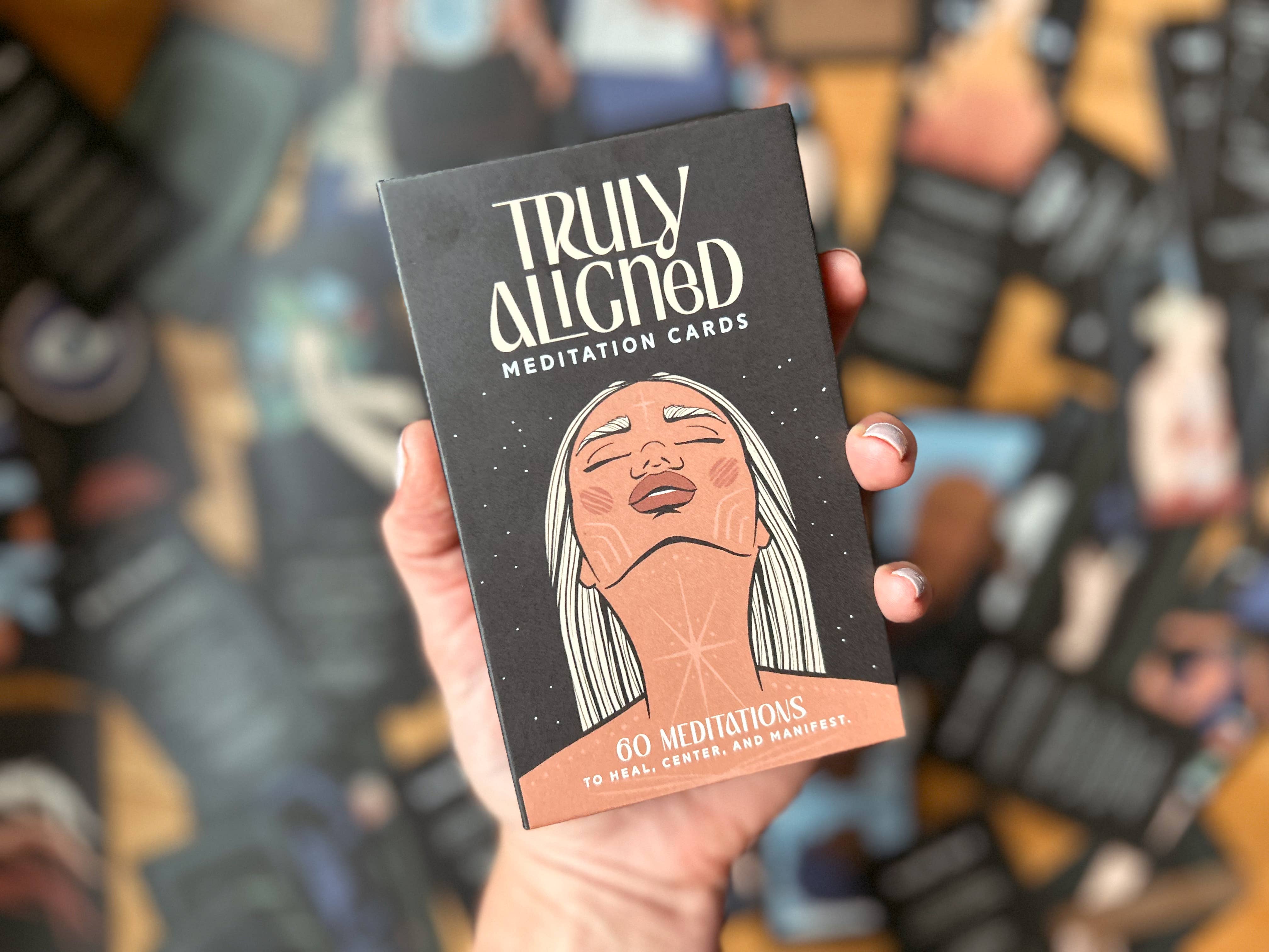 PresentCard™ - Wholesale Tarot Cards - Truly Aligned Meditation Cards | 60 Meditations2