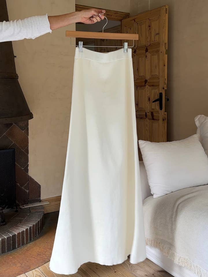White Noah Skirt for wholesale on Faire4