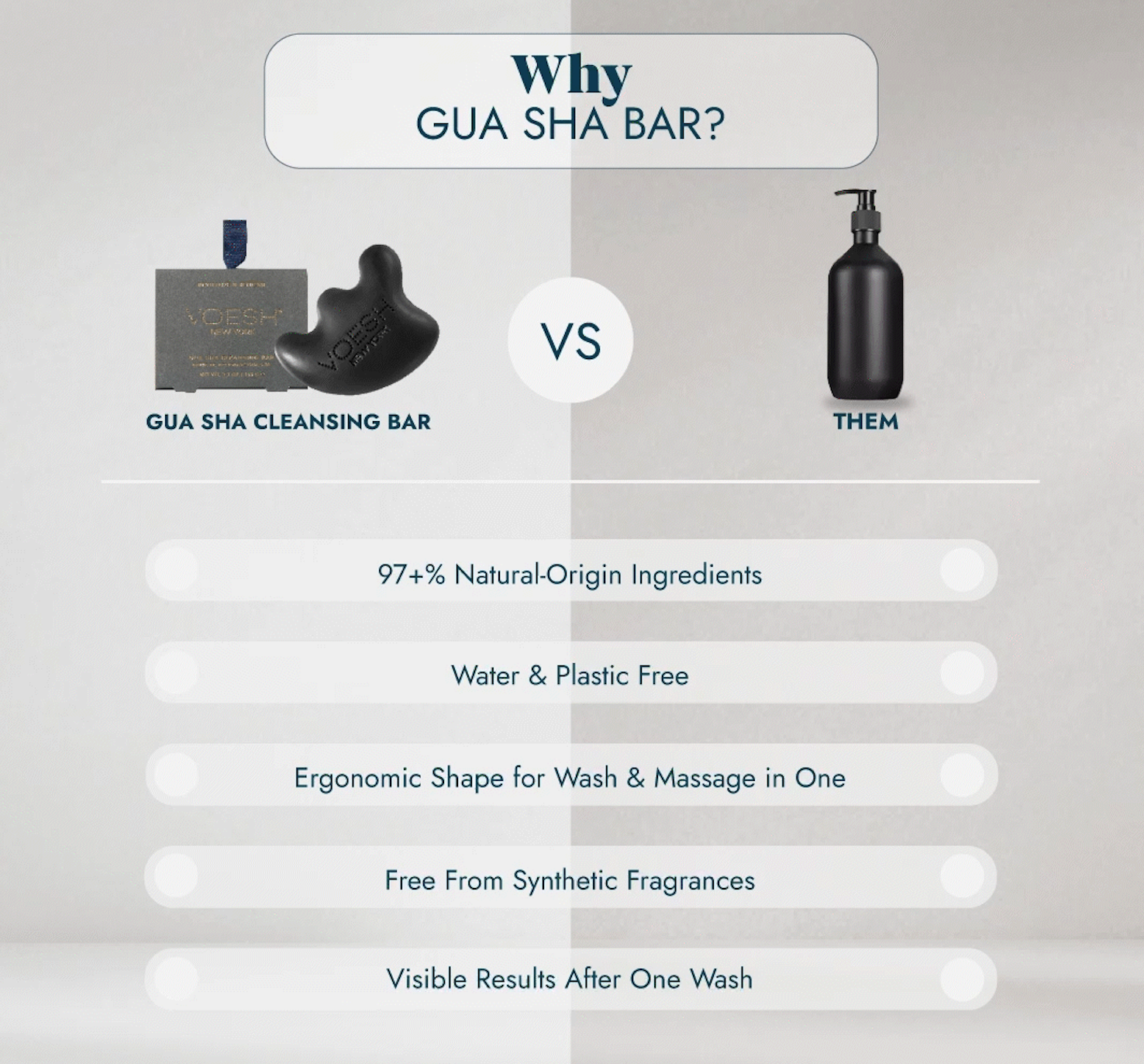 VOESH New York - Vente Pains de savon - Barre Nettoyante Gua Sha4
