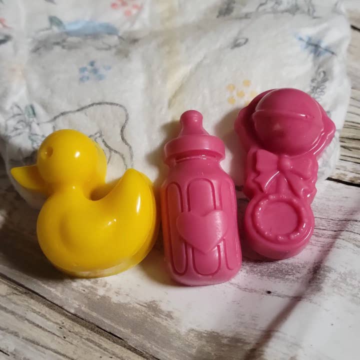 It's a Girl! Baby Themed Wax Melts-pink for wholesale by Three B's Boutique