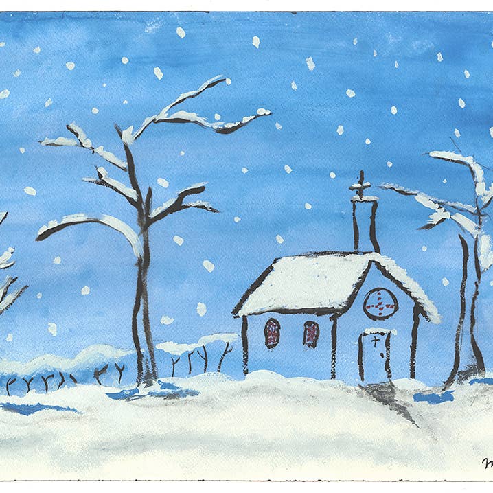 Winter Solstice for wholesale by Michael Sincic Watercolors