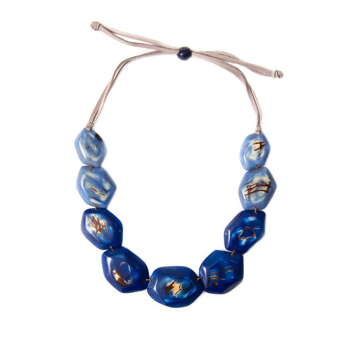 Organic Tagua Jewelry - Wholesale Beaded/Pearl Necklace - Eve Necklace