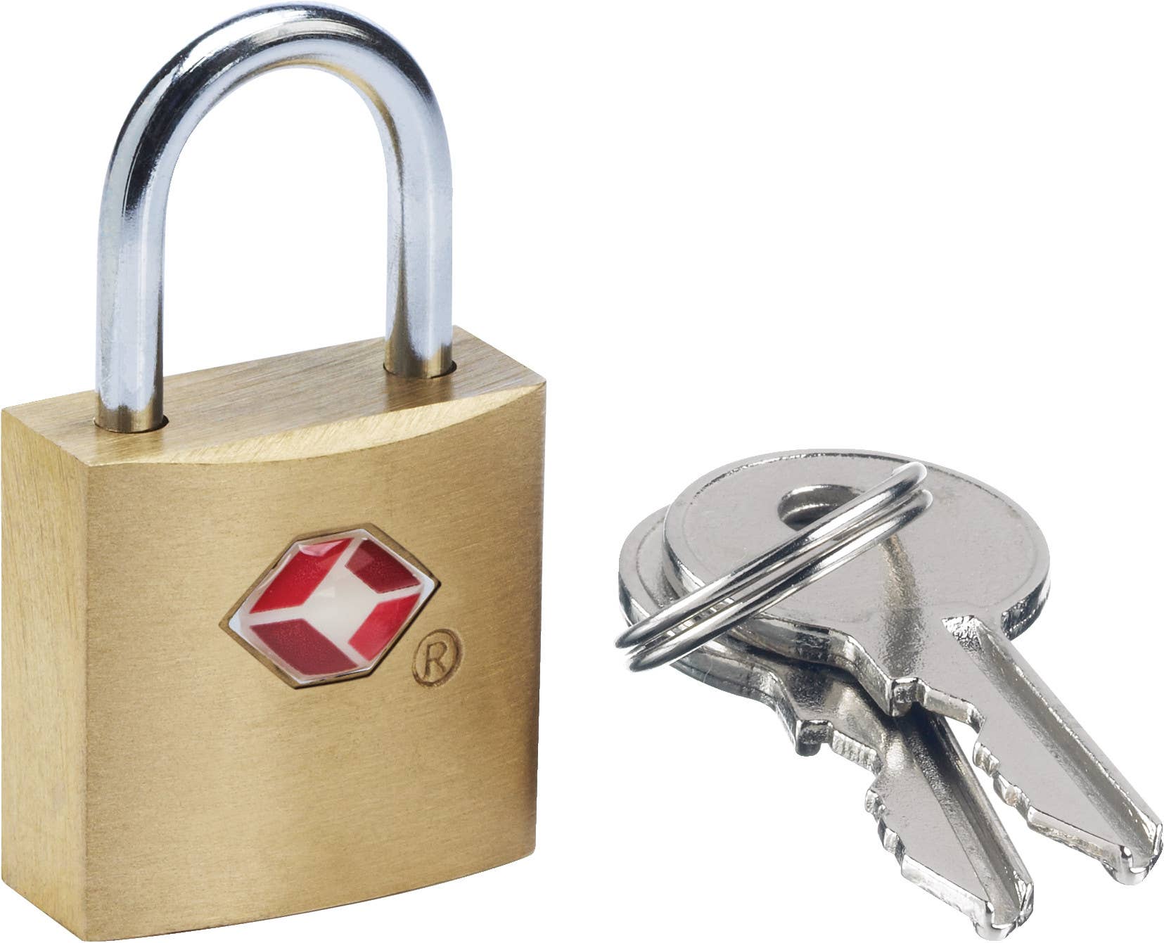 Go Travel - Vente Cadenas pour bagage - Cadenas à clé en laiton TSA Go Travel0