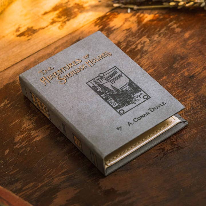 Äventyren Sherlock Holmes av Arthur Conan Doyle 1892 Bokplånbok för wholesale av Novel Book Store