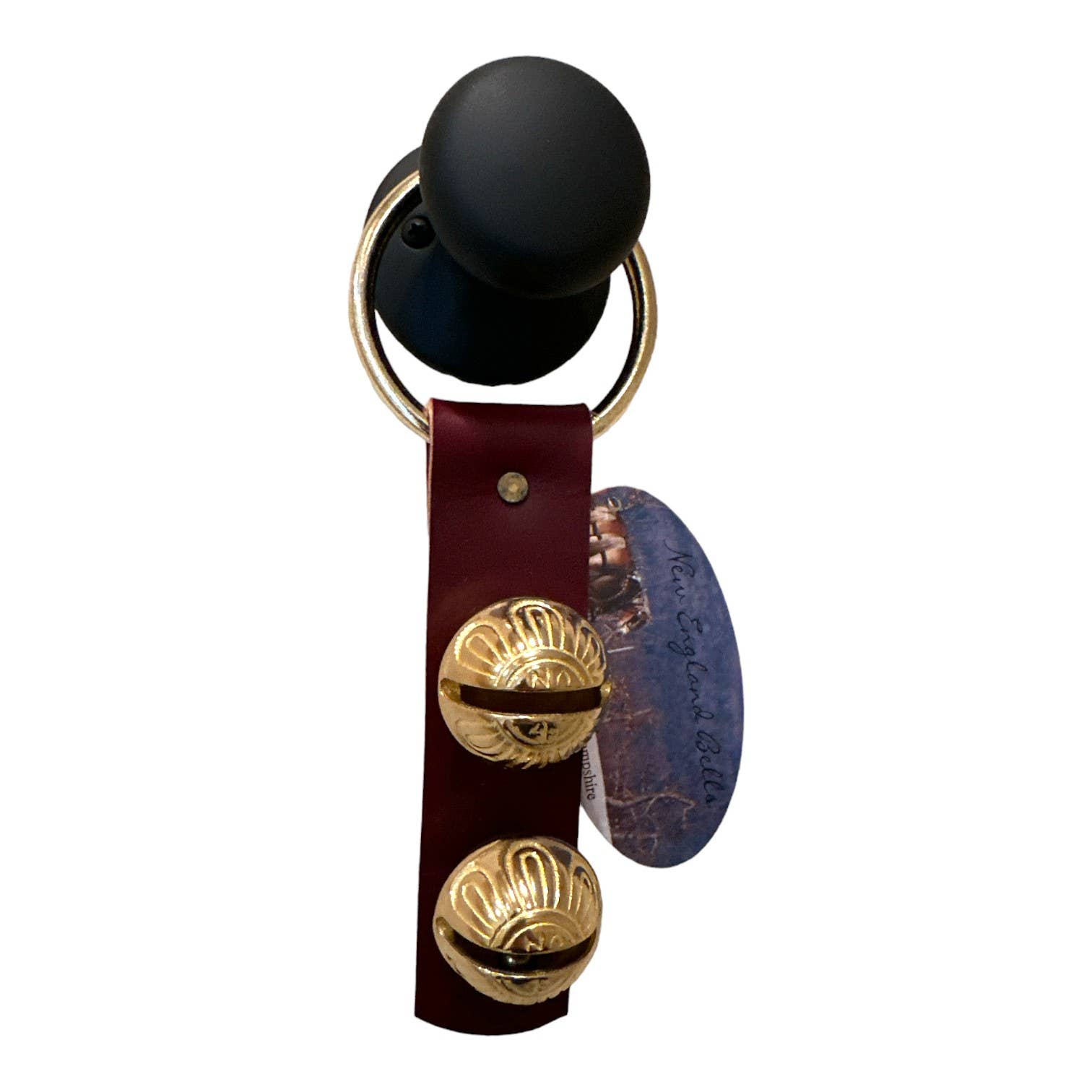 New England Bells - Wholesale Bell - Traditional Strap Bells - #4 Size Bells - 2 Bells on Strap2