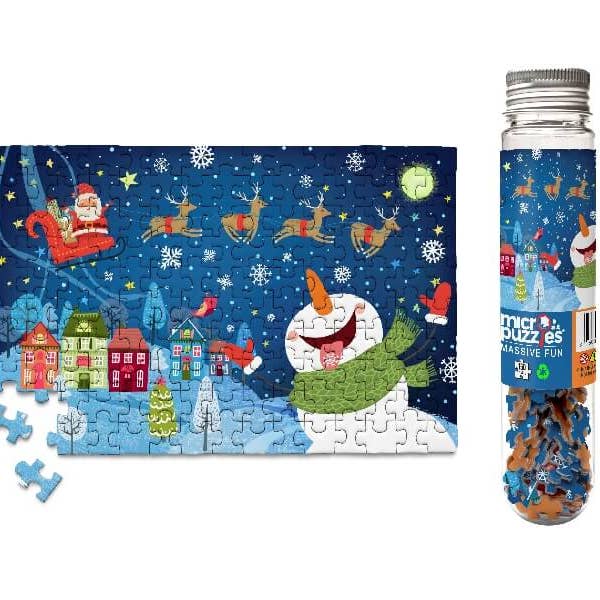 Holidays - Here Comes Santa Claus Christmas Gifts Snowman for wholesale by Micro Puzzles