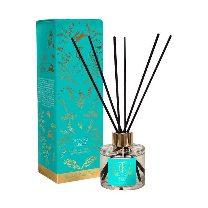 Diffusore a Bastoncini 100ml Enchanted Woodland-Glowing Embers per la vendita all'ingrosso da parte di The Country Candle Co.