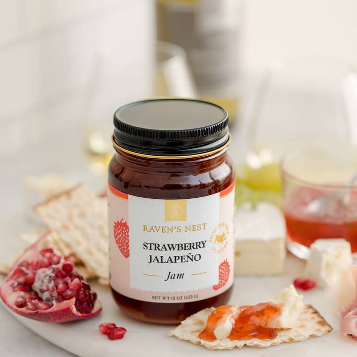 Raven's Nest Gourmet - Wholesale Jam/Jelly - Strawberry Jalapeño Jam - 15 oz.1