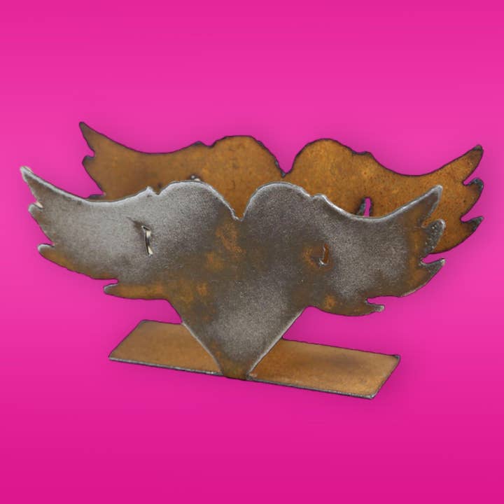 Porta-guardanapos coração hippie cozinha presente Valentines eco USA por atacado de Whimsies