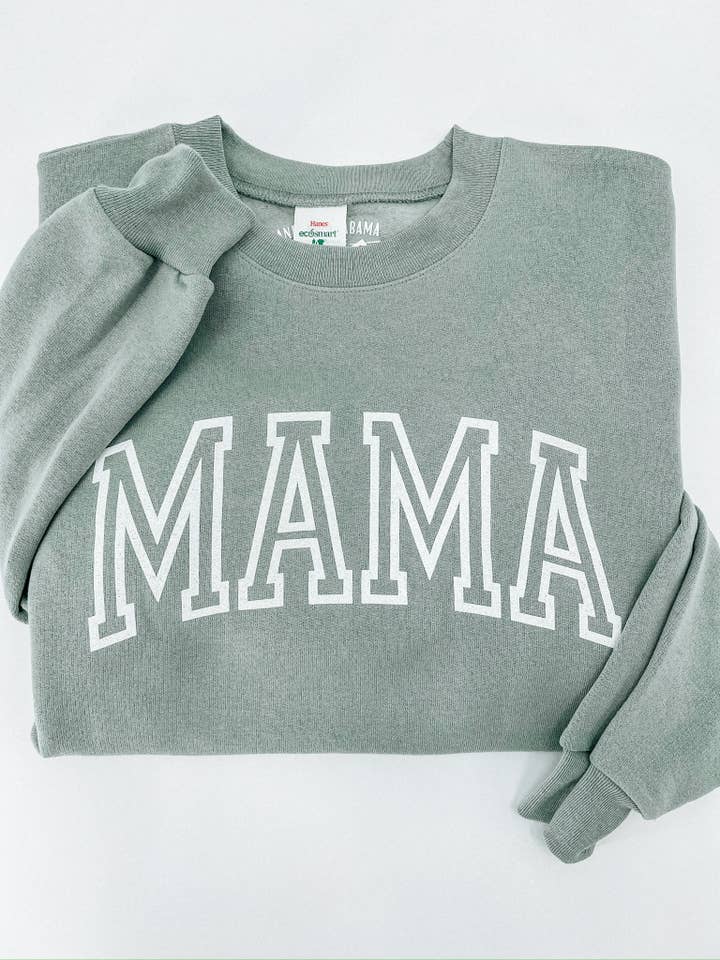 Sweatshirt MAMA Outline pour la vente par Hand Made Alabama