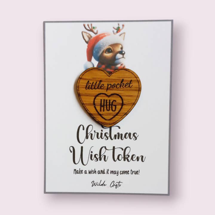 Rensdyr ønsker token lomme kram for engroshandel hos Wilde Gifts UK