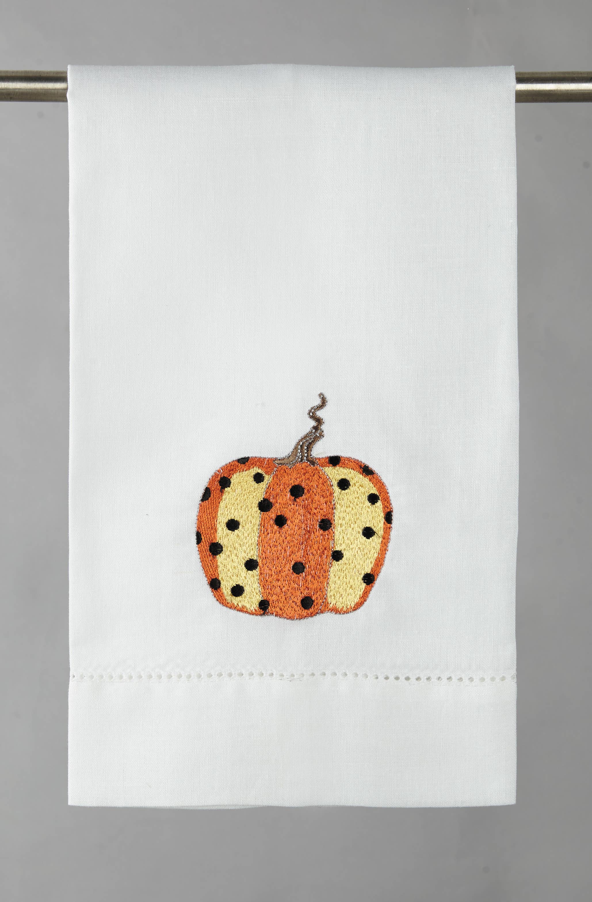 Peking Handicraft - Wholesale Tea Towel - Printed Pumpkins Guest Towel - Sally Eckman Roberts3
