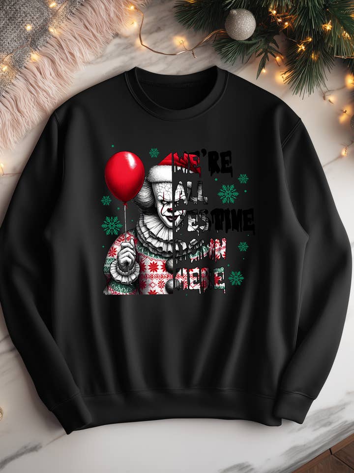 We're All Festive Down Here Sweatshirt for wholesale by Cute And Spook