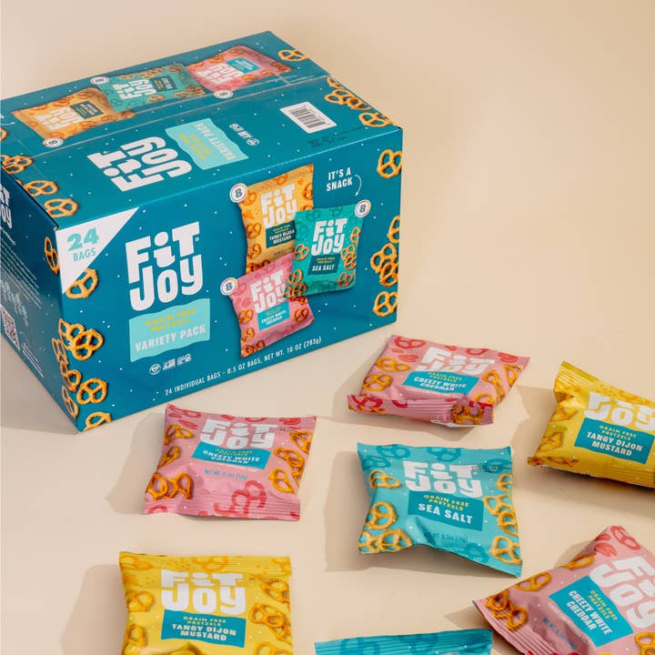 FitJoy Foods - Wholesale Puffed Snack - Pretzel Twists Single-Serve Variety Pack3