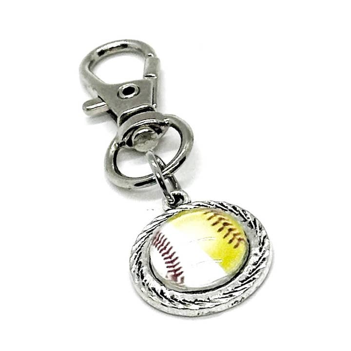Pulsera con dijes de cabujón de béisbol y sóftbol divididos, mamá de sóftbol, mamá de béisbol, amo a mi jugador de sóftbol, amo a mi jugador de béisbol, regalo para esposa. para venta al por mayor de JKCE Designs