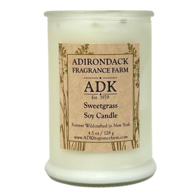 Adirondack Fragrance  Flavor Farm – Engroshandel Glaslys – Sweetgrass håndhældt sojavokslys 4,5 | 10 oz | 20 oz0