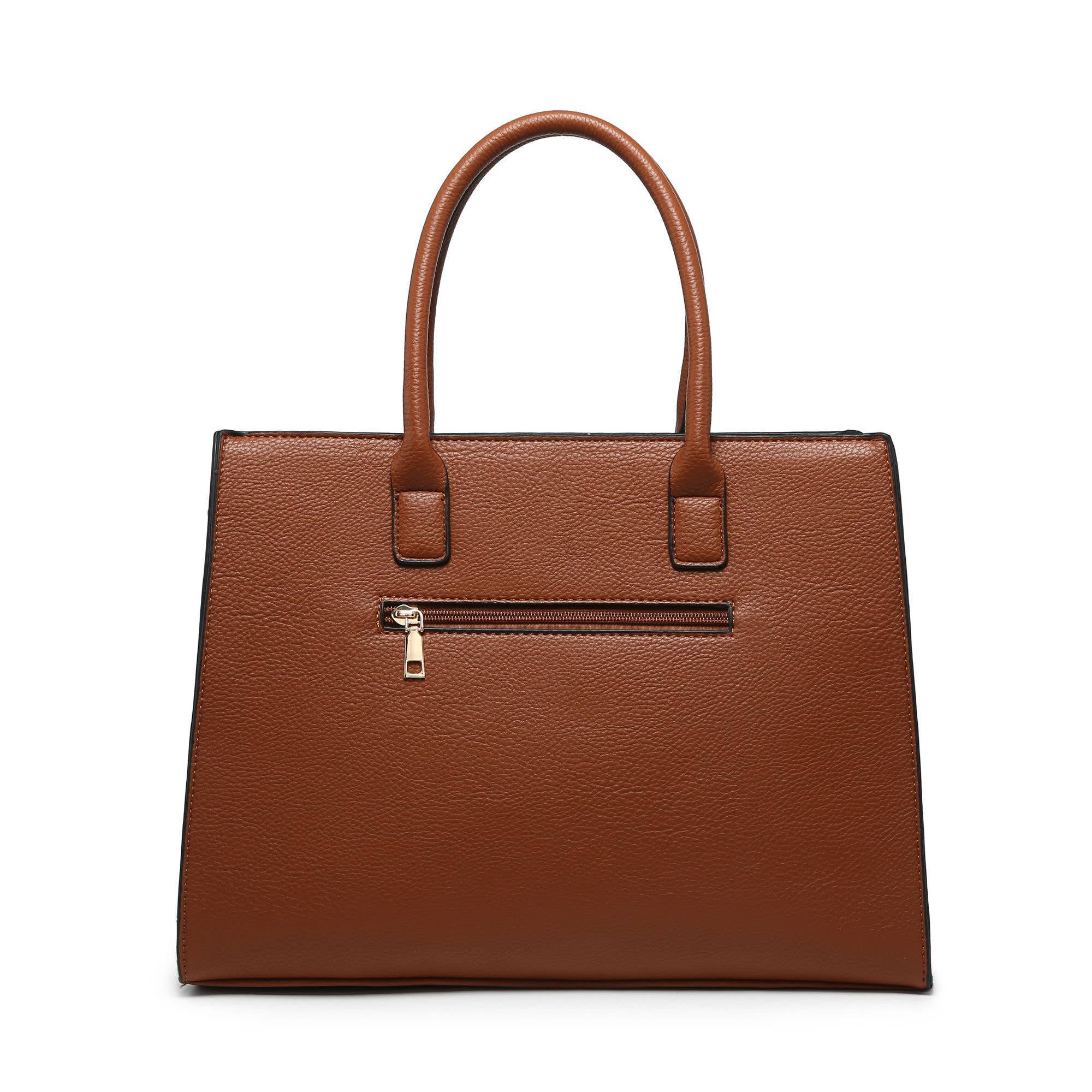 Papaya Fashion Ltd - Wholesale Tote Bag - Women's - B23031-Twist Lock Pocket Top Zipped Tote Handbag7