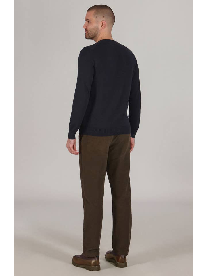 Paul James Knitwear - Wholesale Knitted jumper – Men′s - Men's Cotton Crew Neck Jumper14