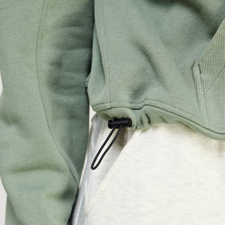 FREEZIA - Wholesale Sweatshirt - Women's - FRENCH TERRY NECK HALF ZIP SWEATSHIRT PULLOVER-FZ001214