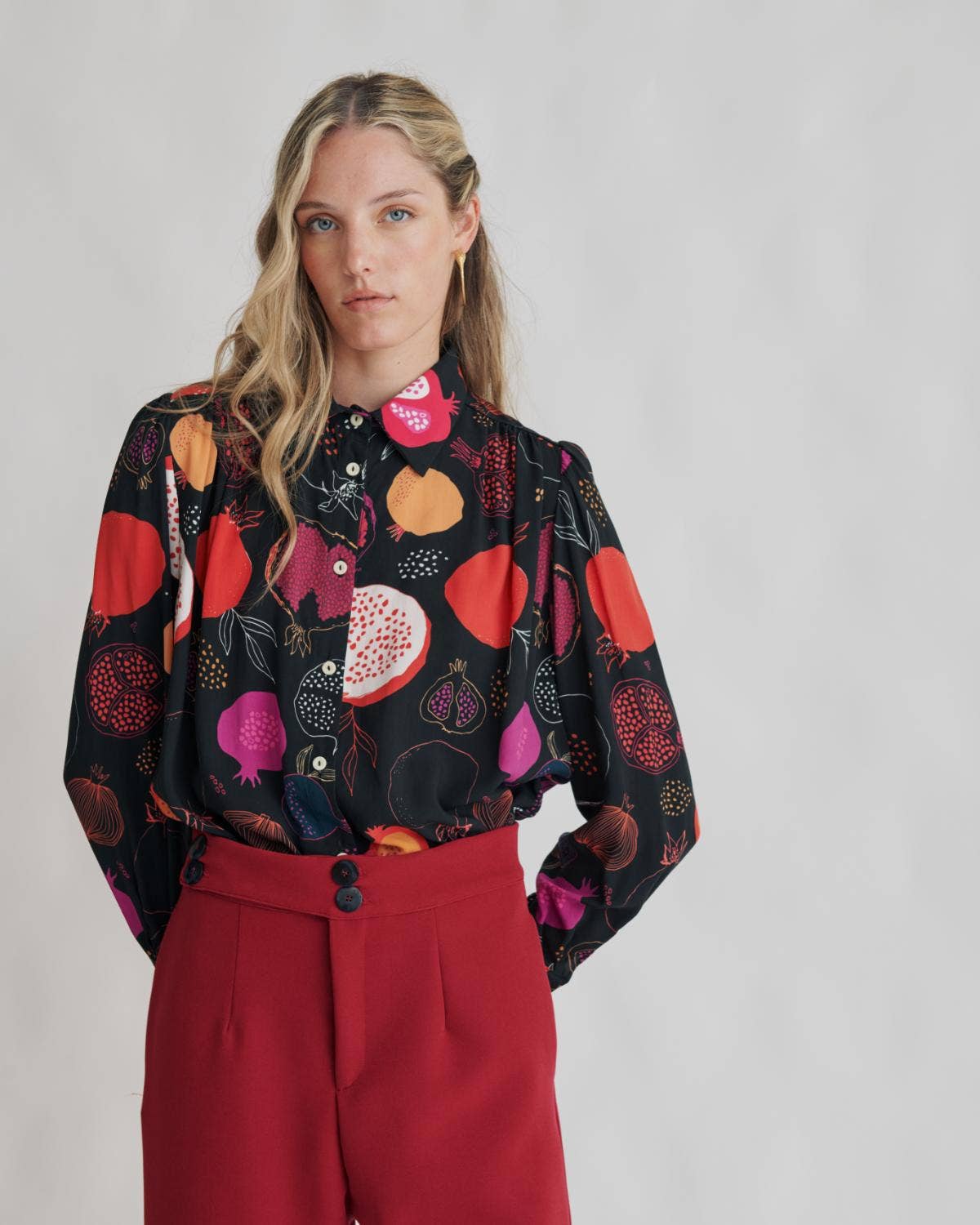 Malahierba - Wholesale Button Down Shirt - Women's - Angela Shirt0