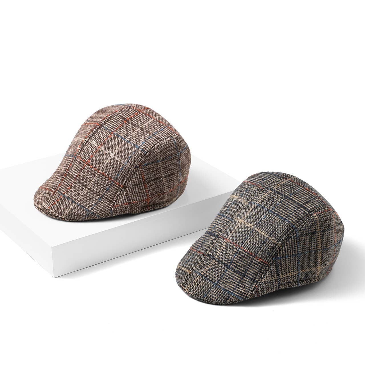 Selini New York - Wholesale Newsboy/Schoolboy Hat - Men's - Men's Fall/Winter Checker Ivy Hat1
