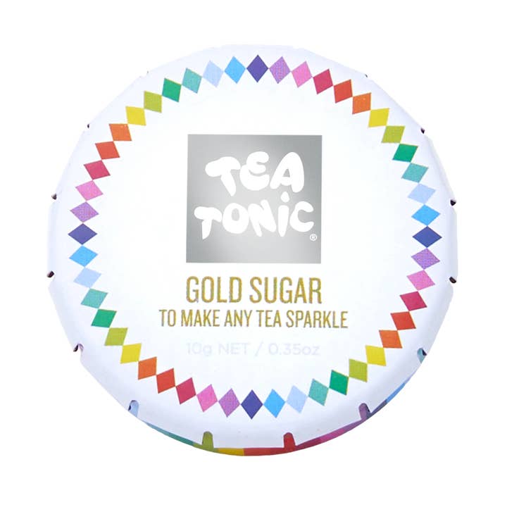 Tea Tonic - Wholesale Sugar/Sweetener - Gold Sugar - Mini Tin 10g0