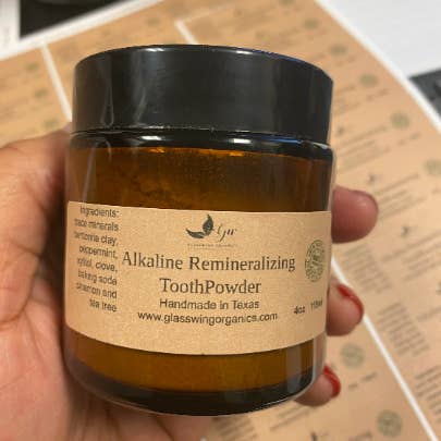 GlassWing Organics – Engroshandel Tandpasta – Alkalisk remineraliserende tandpulver