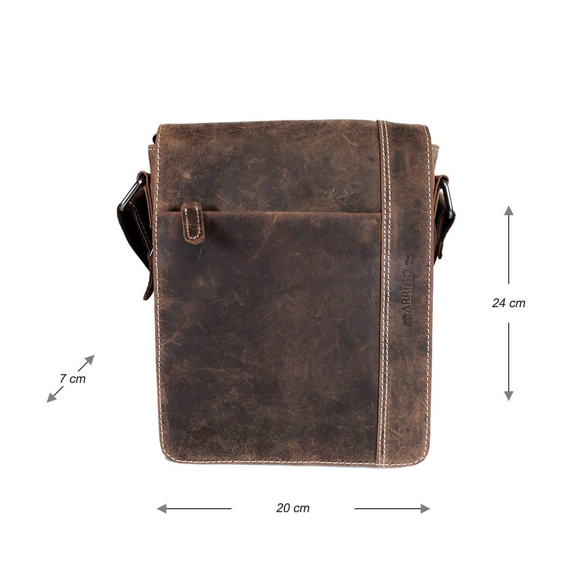 Arrigo – Großhandel Schultertasche – Unisex – Arrigo Schultertasche aus Büffelleder für Damen und Herren – 3 Farben15