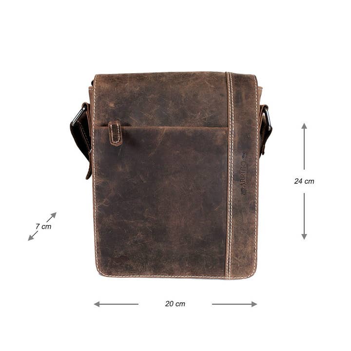 Arrigo – Großhandel Schultertasche – Unisex – Arrigo Schultertasche aus Büffelleder für Damen und Herren – 3 Farben15