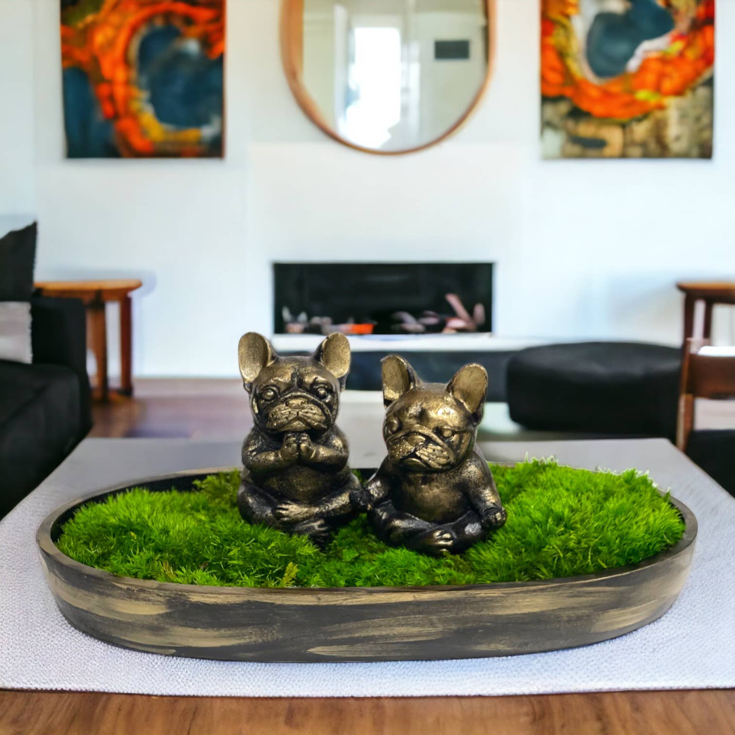 Planters Made in the USA - Wholesale Decorative Tabletop Object - Moss Table Centerpiece Decor Preserved Plant, Forever Green28