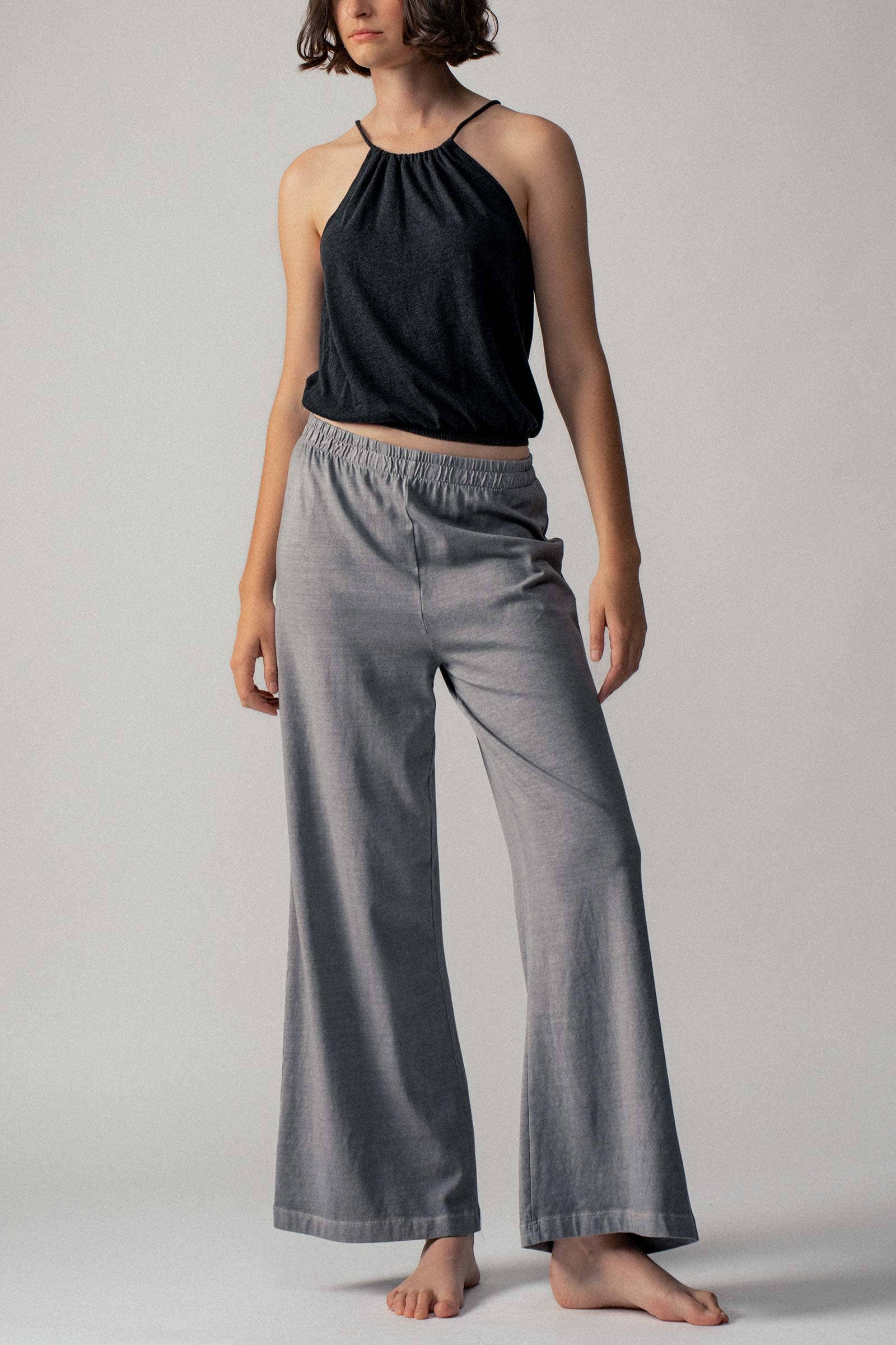 Urban Daizy - Wholesale Pants - Women's - Vintage Wash Cotton Flare Yoga Pants

3