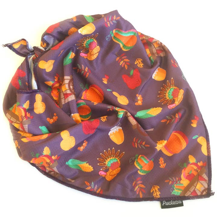 Pet Dog Cooling Bandana | Thanksgiving for wholesale by Frenchiestore