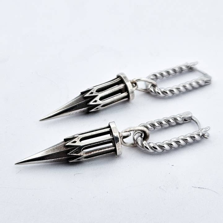 Inchoo bijoux inc - Wholesale Dangle Earrings - Tiny Church Tower Dangling Earrings5