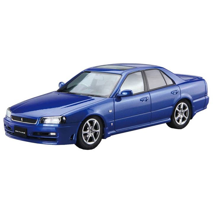 Aoshima: 1/24 NISSAN ER34 SKYLINE 25GT TURBO '01 Scale Model Kit #88 for wholesale by The Shumi Company