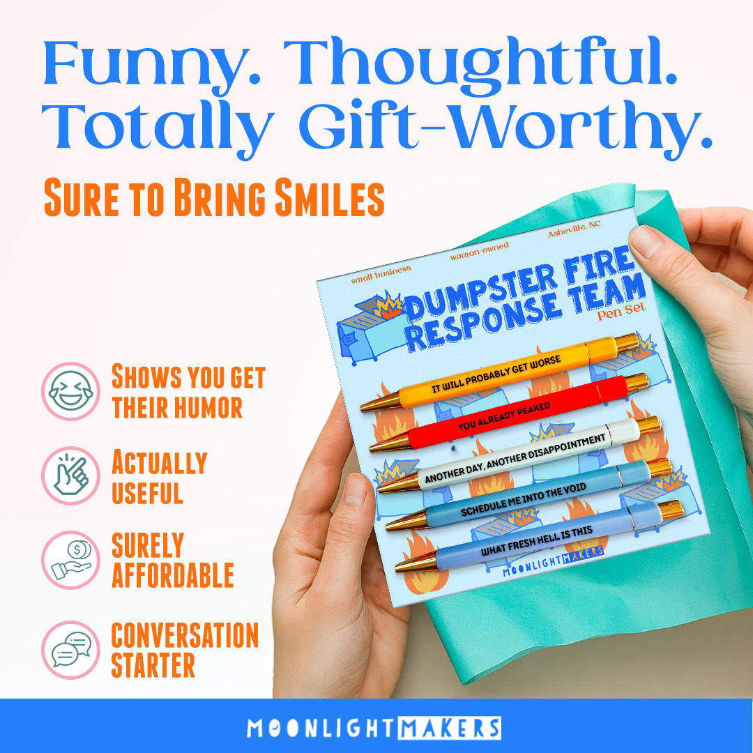 Moonlight Makers – wholesale Pennor – Sopcontainerbrandkårs - Pennset - Rolig Gåva5